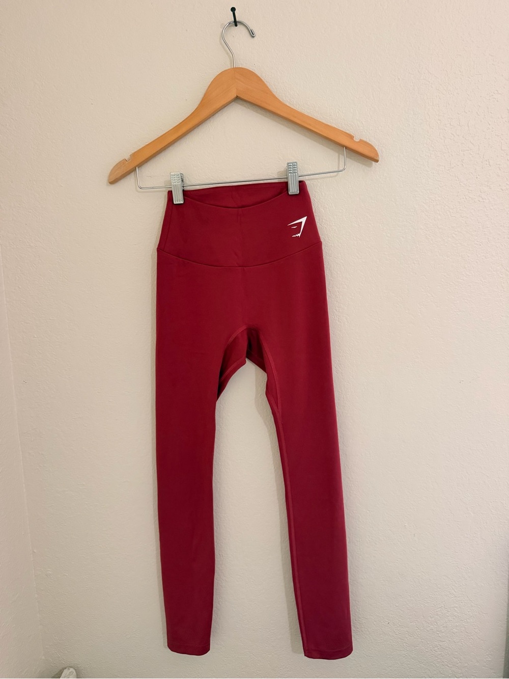 Gymshark High-Waist Burgundy Leggings